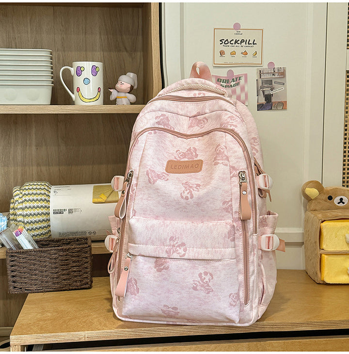 Casual Multi-Compartment School Backpack Stornfield