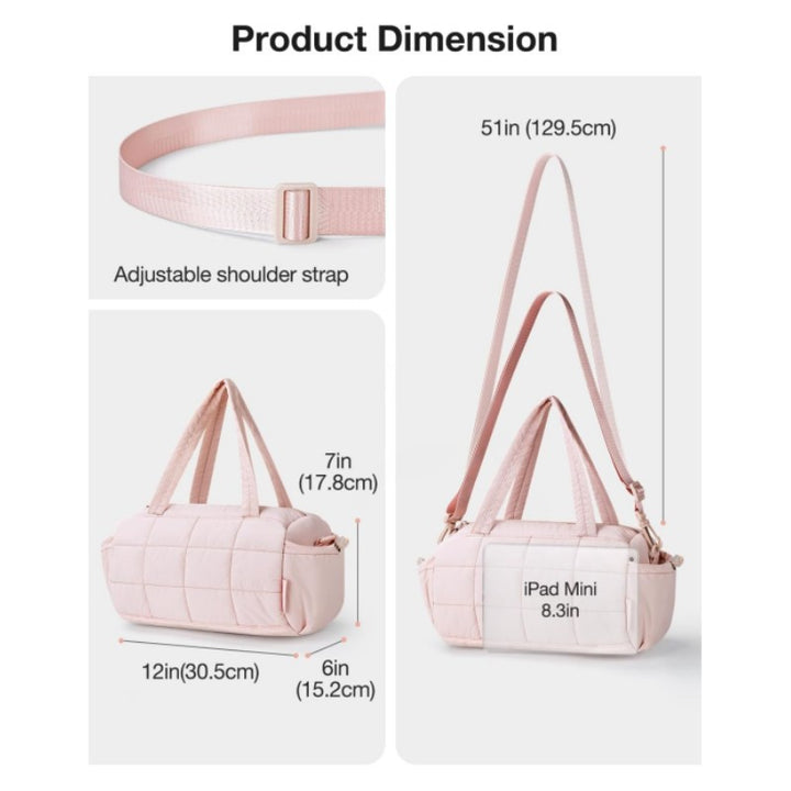 Quilted Shoulder Tote Stornfield