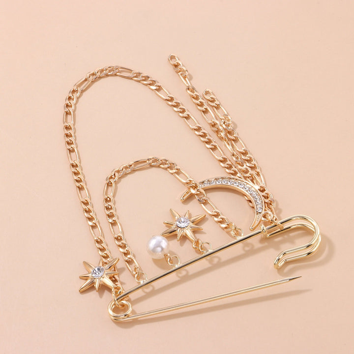 Glamorous Chain Brooch Stornfield