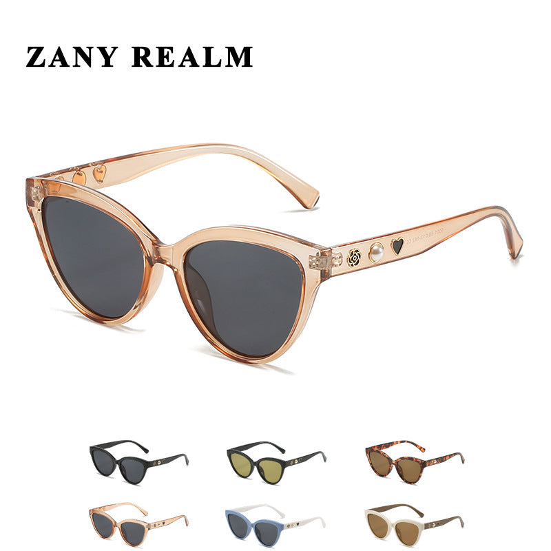 Women Cat-Eye Sunglasses with Elegant Decoration and High-Quality Frame Stornfield