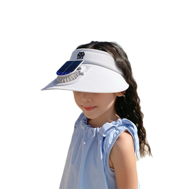 Child-Sunshade with Solar Fan and Integrated LED Lights Stornfield
