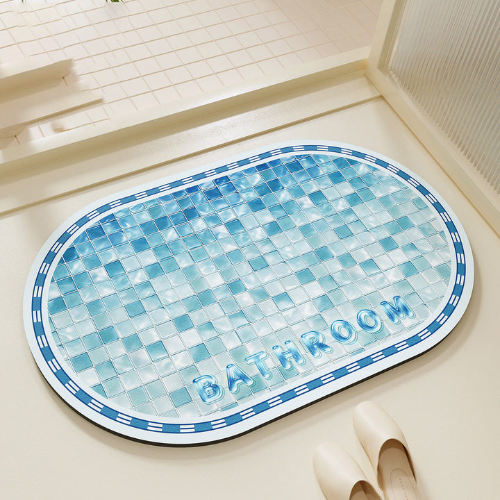 Decorative Mosaic Pattern Bath Mat