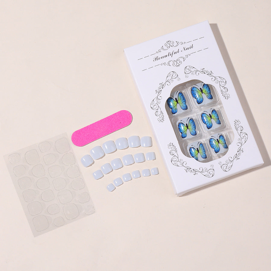 Decorative Butterfly Press-On Nail Set Stornfield
