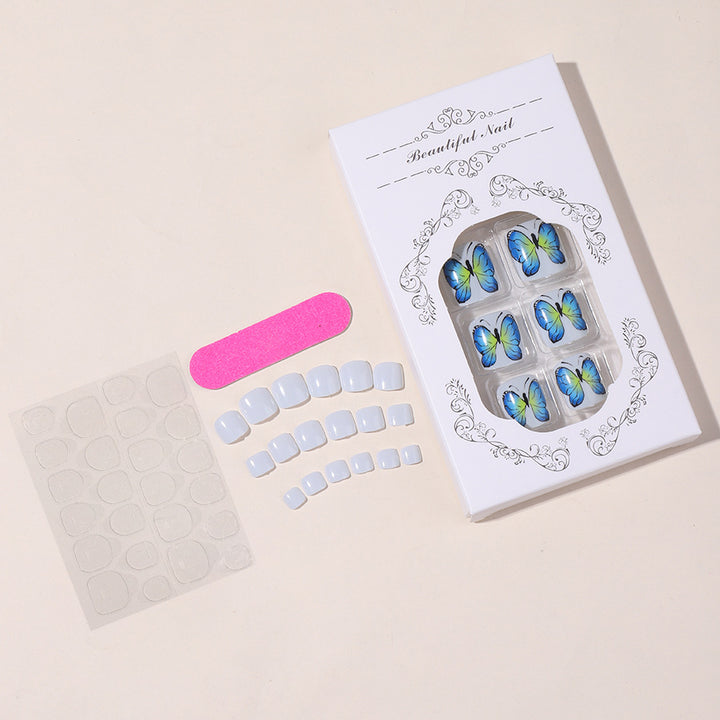 Decorative Butterfly Press-On Nail Set Stornfield