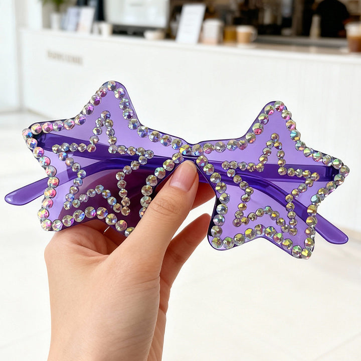 Star-Shaped Rhinestone Sunglasses Stornfield