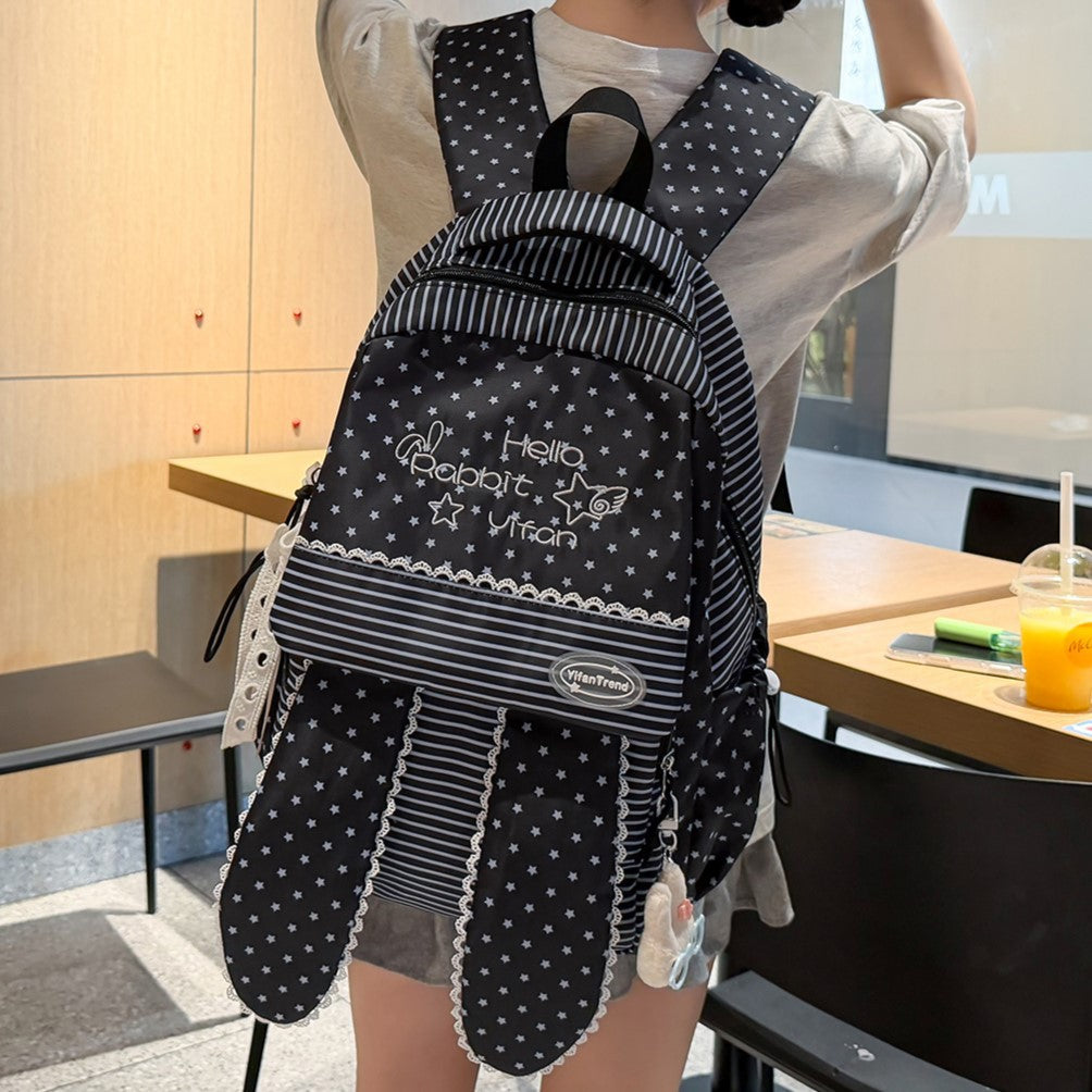 Cute Bunny Ear-Themed Backpack Stornfield