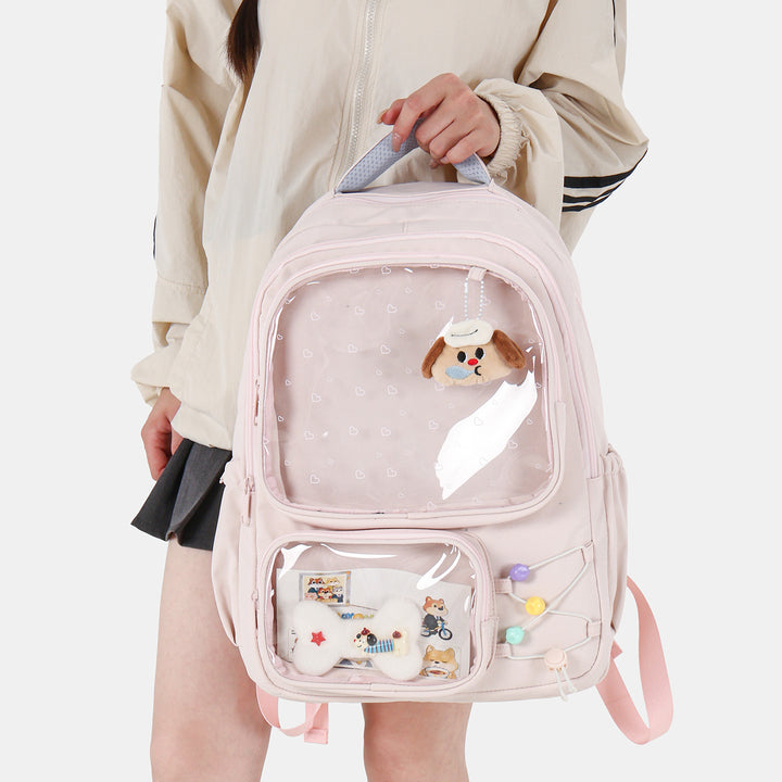 Playful Illustrated Dog-Themed Backpack Stornfield