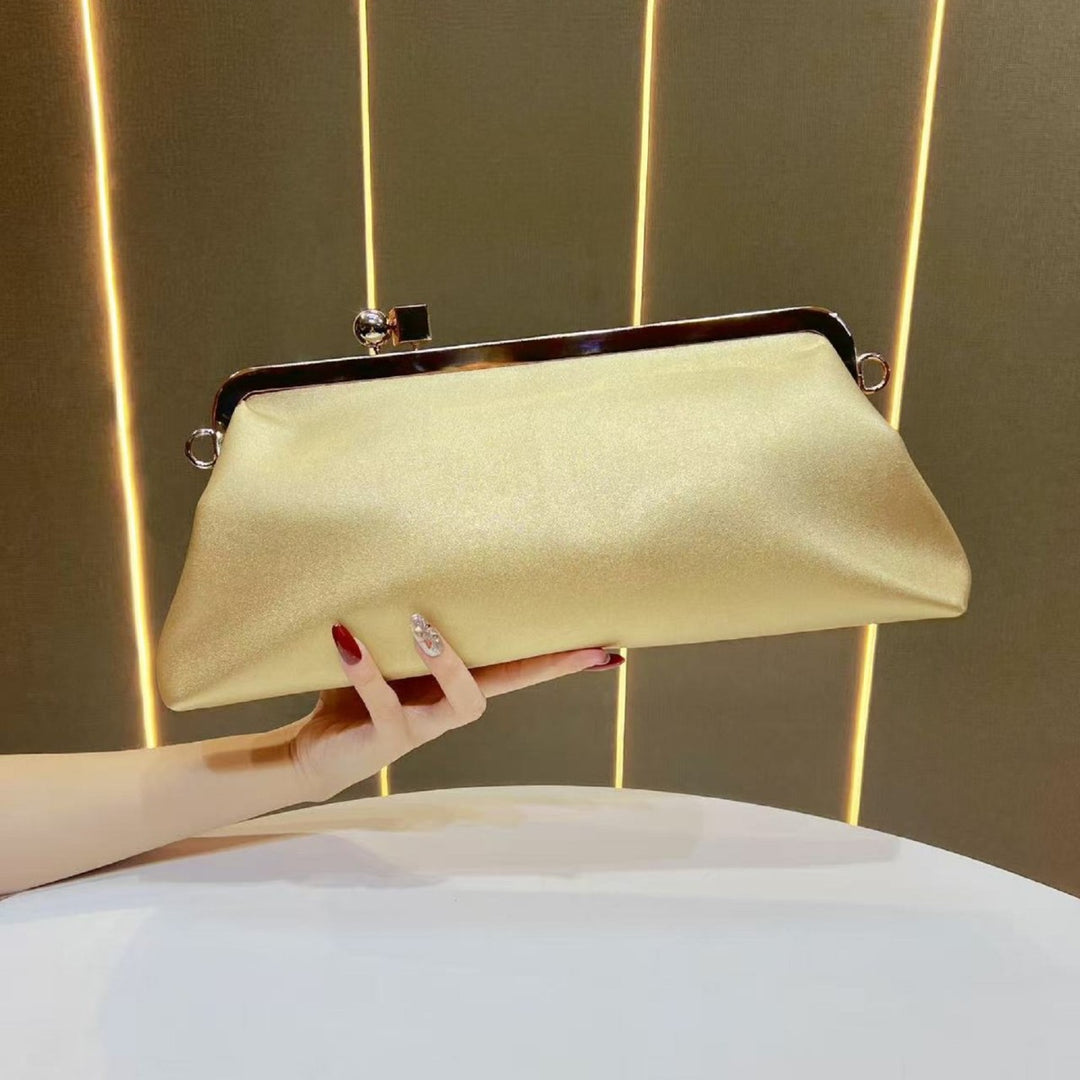 Stylish Satin Evening Clutch