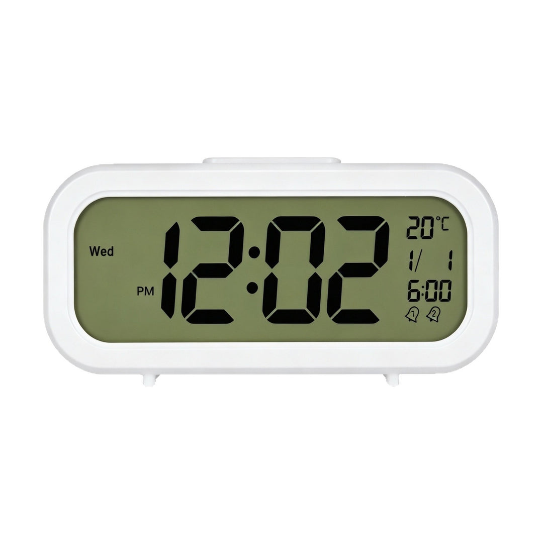 Digital alarm clock with temperature sensor and large LED display Stornfield
