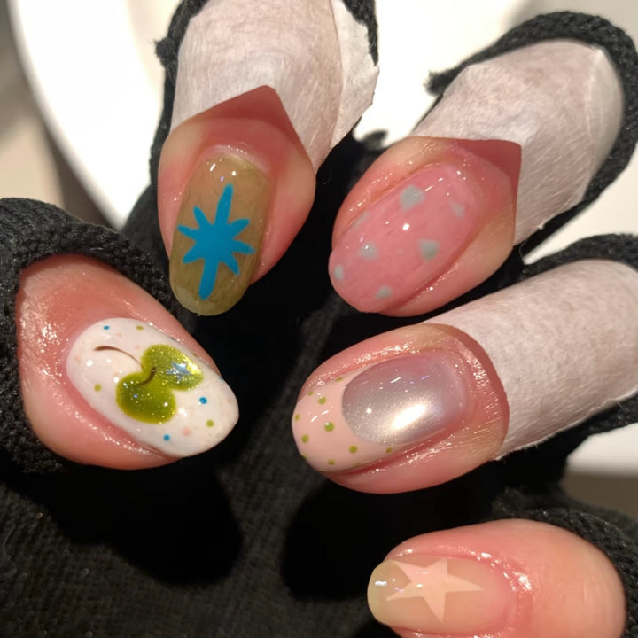 Playful Designed Press-On Nail Set