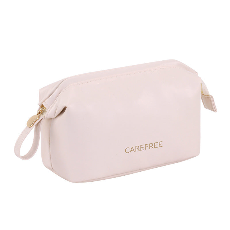 Cosmetic Organizer Bag With Elegant Zipper And Practical Carry Handle Stornfield