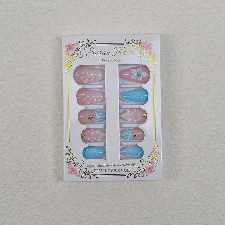 Decorative Press-On Nail Art Set Stornfield 1787294254