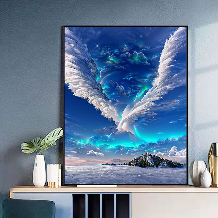 Majestic Golden Phoenix Canvas Art Stornfield