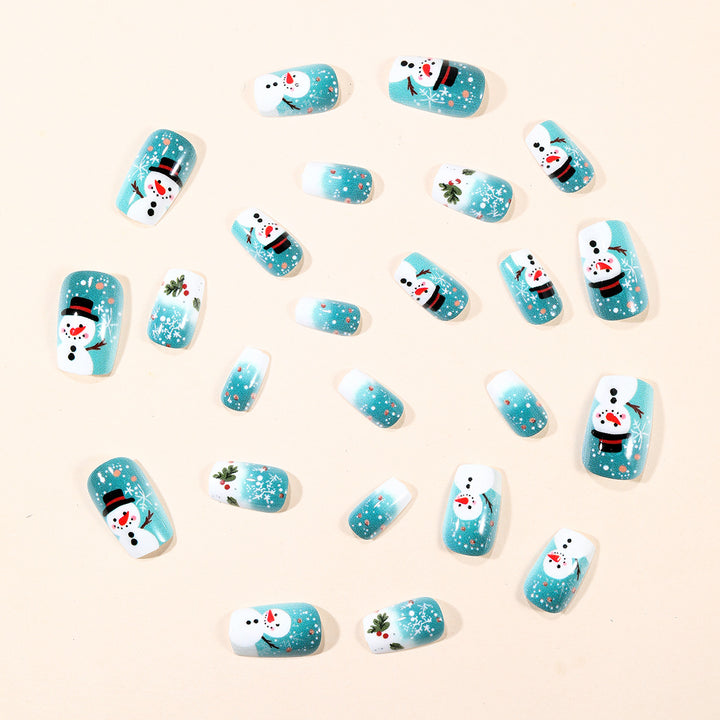 Festive Winter-Themed 3D Nail Art Extensions Stornfield 1789713261