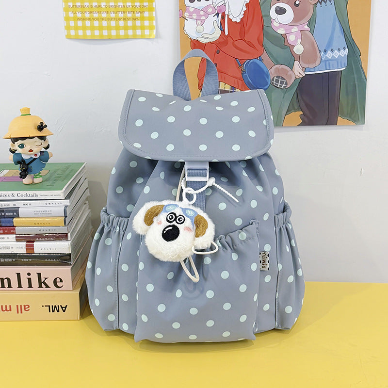 Playful Polka Dot Drawstring Backpack Stornfield
