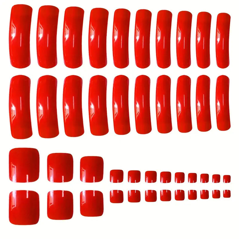 Premium Glossy Press-On Nail Set Stornfield