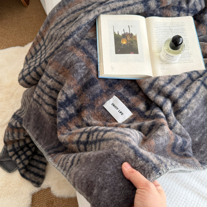 Cozy Flannel Throw Blanket