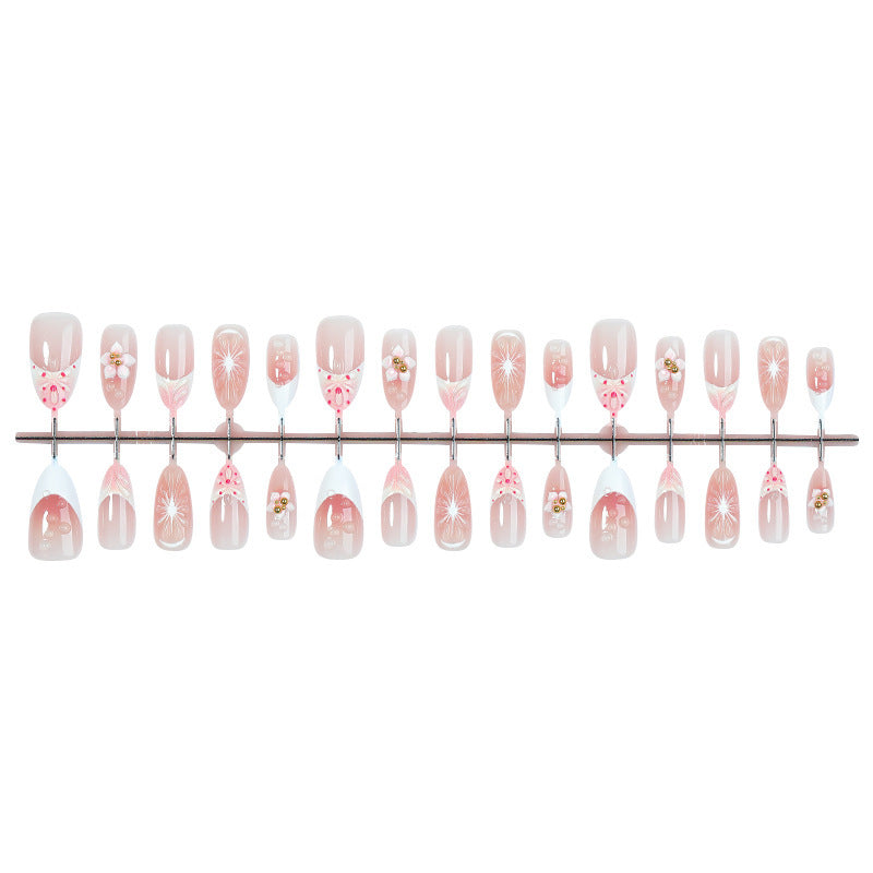 Artistic Floral Press-On Nail Collection Stornfield