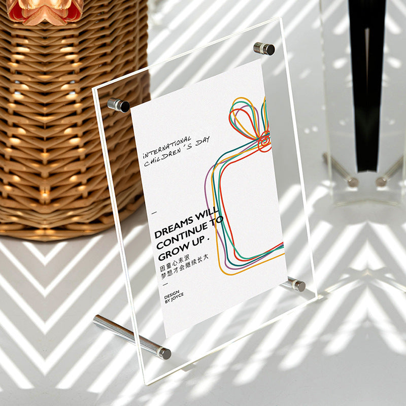 Acrylic Picture Frame Stand