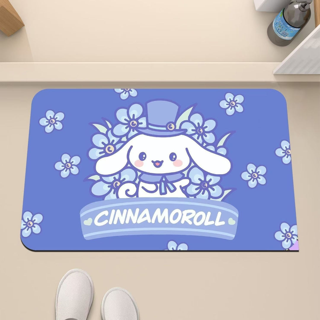 Cartoon-Themed Decorative Floor Mat