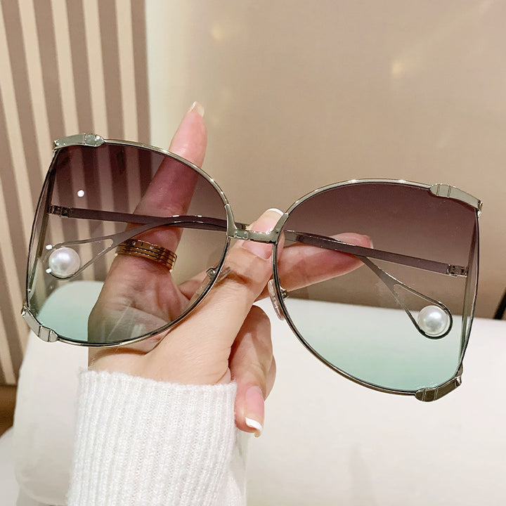Ladies fashionable glasses with elegant pearl decor Stornfield