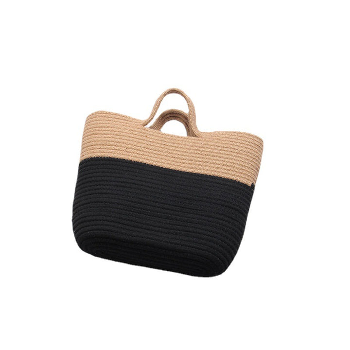 High Quality Woven Basket Bag with Sturdy Short Handles Stornfield