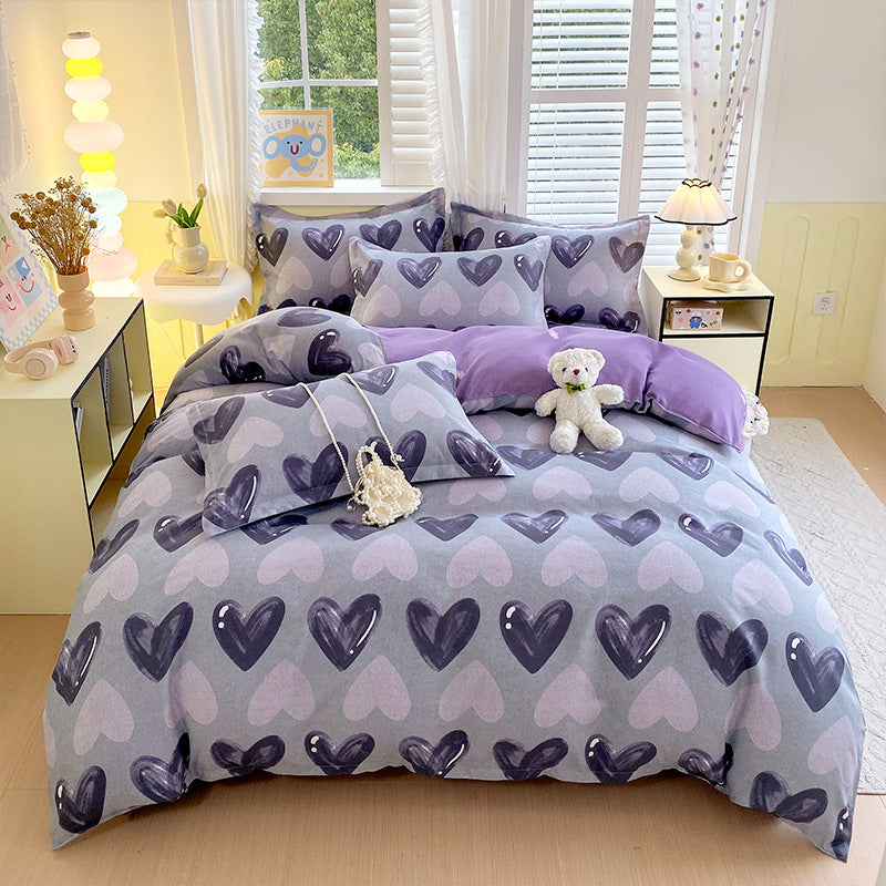 Whimsical Floral Pattern Bedding Set