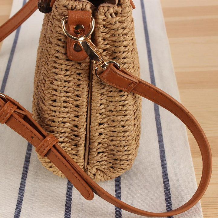 Handbag with Modern Woven Design and Adjustable Shoulder Strap Stornfield