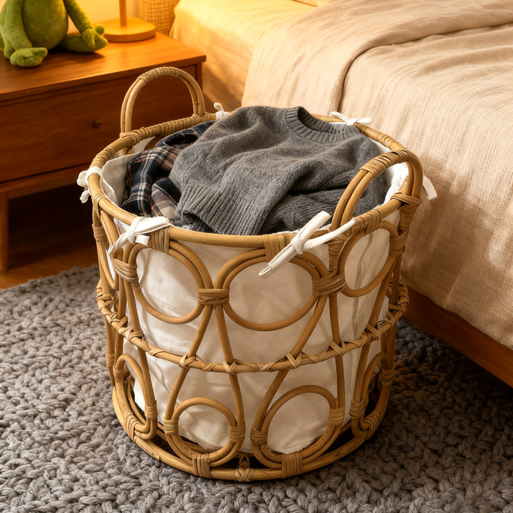More modern braided storage basket Stornfield