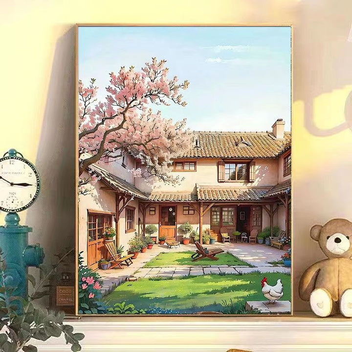 Serenity-Inspired Garden Scene Wall Art Stornfield