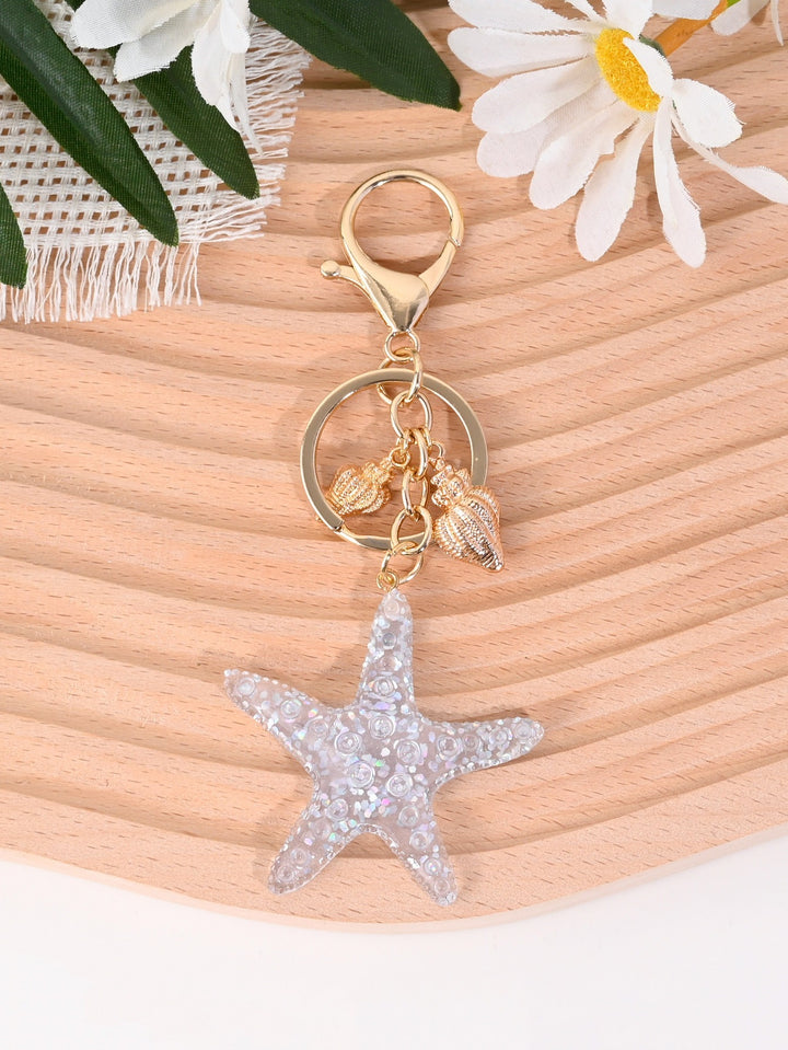 Keychain with Maritime Star Motif Stornfield