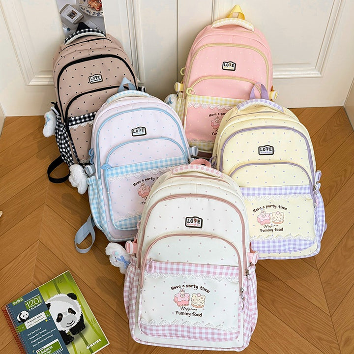 Fun-Themed Multi-Pocket Backpack Stornfield