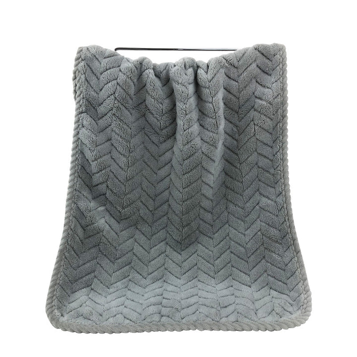 Cozy blanket with modern pattern Stornfield