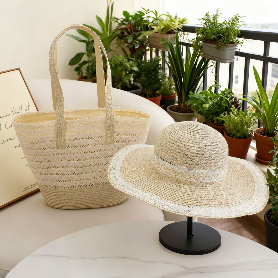 Beach bag and sun hat Stornfield