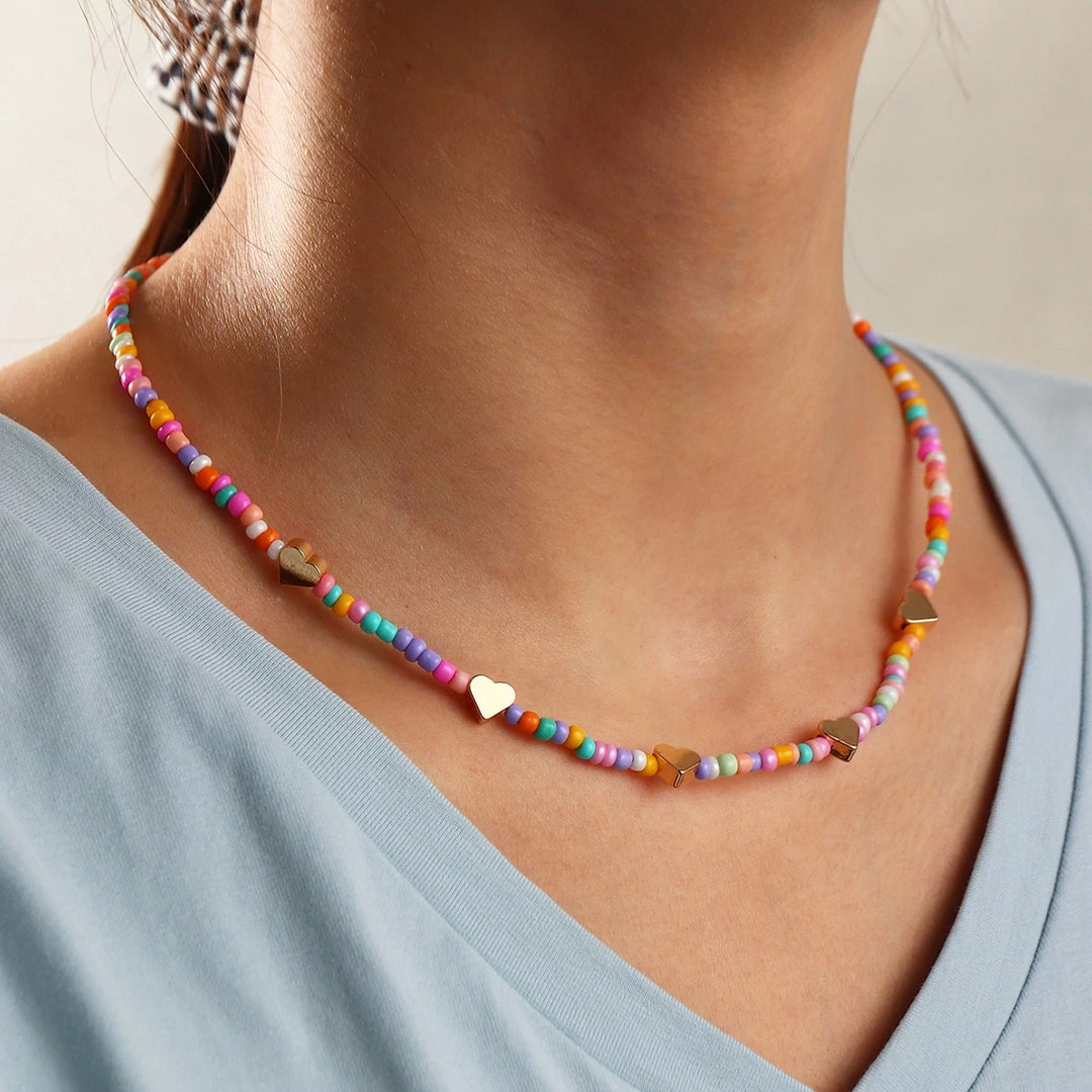 Pearl and Beaded Choker Necklace Stornfield