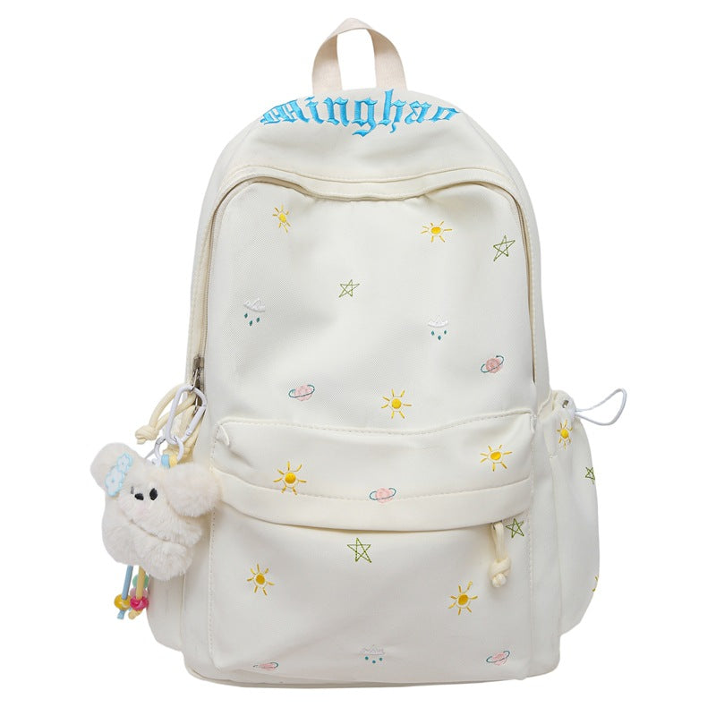 Whimsical Embroidered Backpack Stornfield