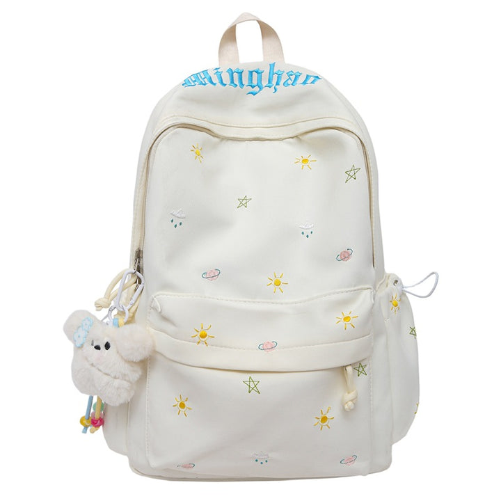 Whimsical Embroidered Backpack Stornfield
