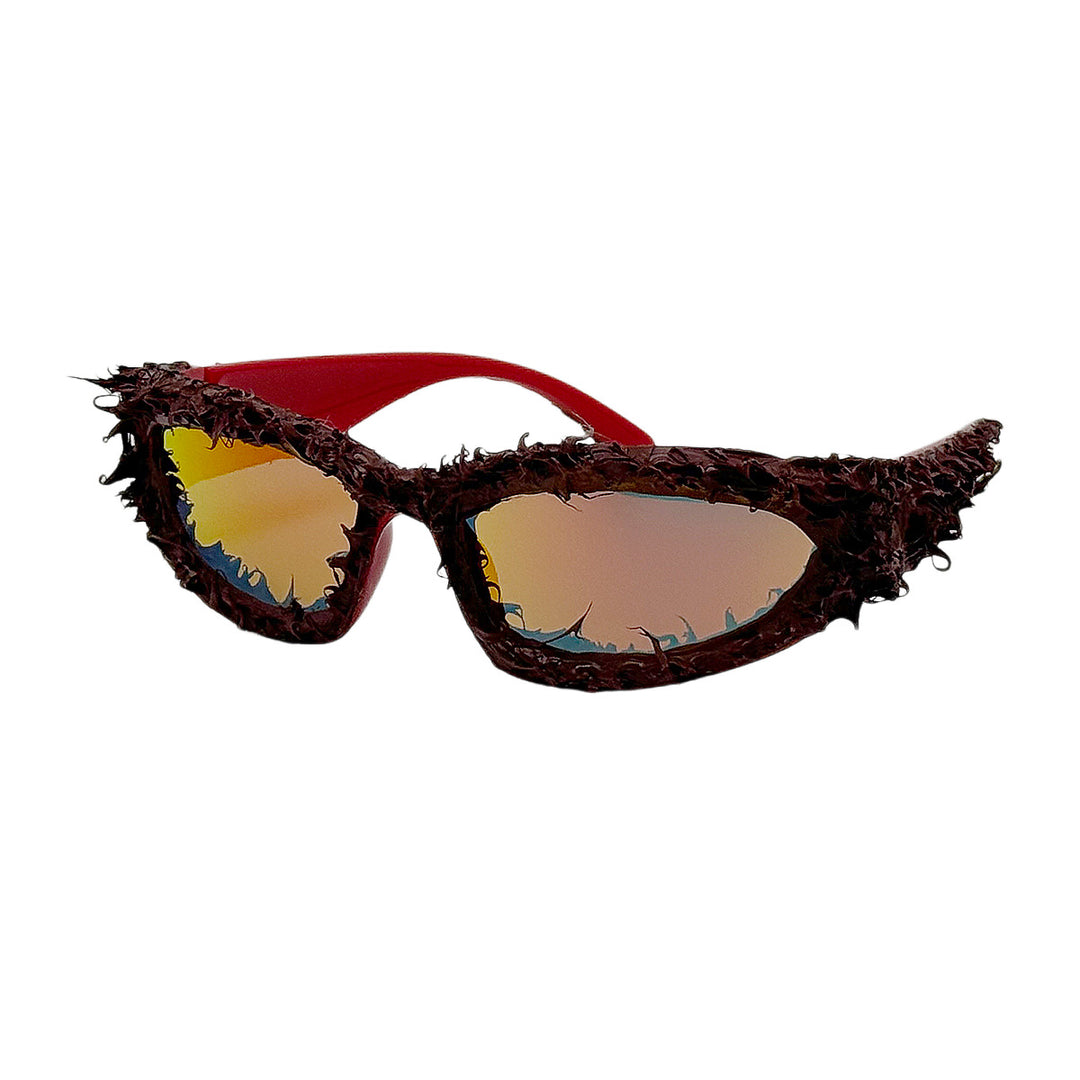 Women's sporty sunglasses with innovative, artistic frame Stornfield