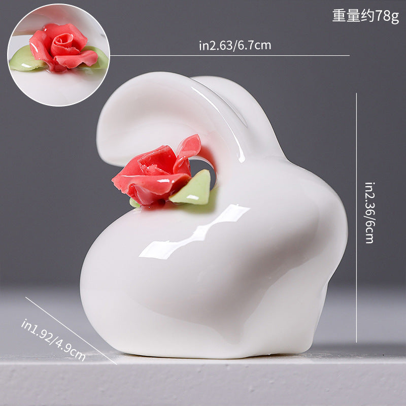 Decorative Bunny Sculpture