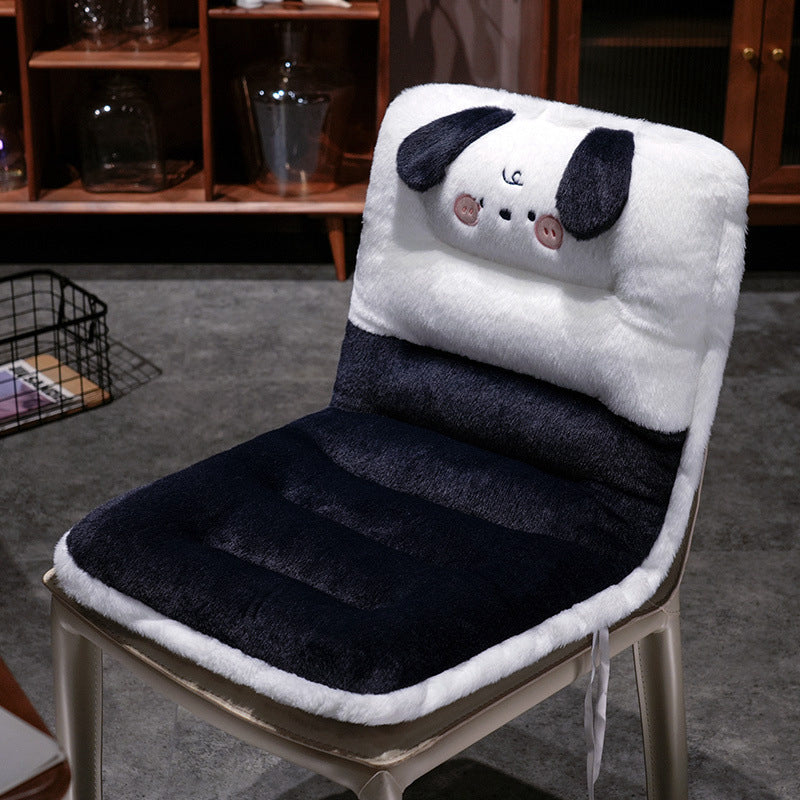 Plush seat cushion with animal design Stornfield