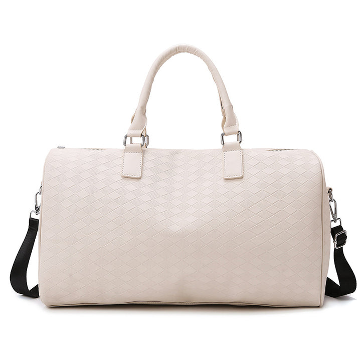 Sporty shoulder bag with structured outer material Stornfield