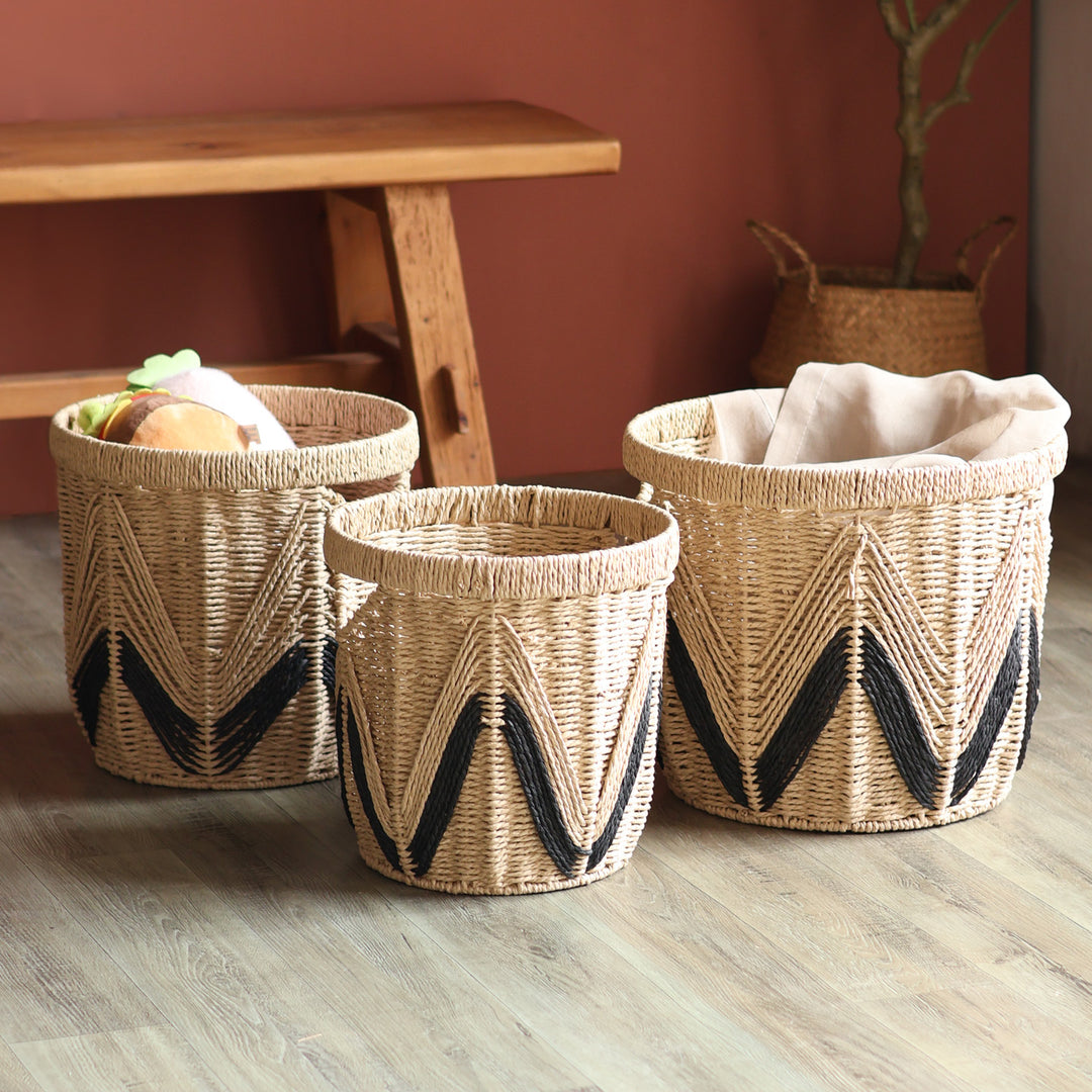 Handbag made of braided natural material Stornfield