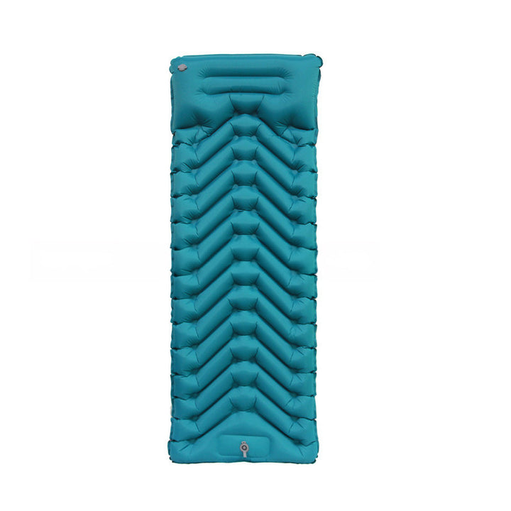 Comfortable and Inflatable Sleeping Mat with Ergonomic Headrest Stornfield