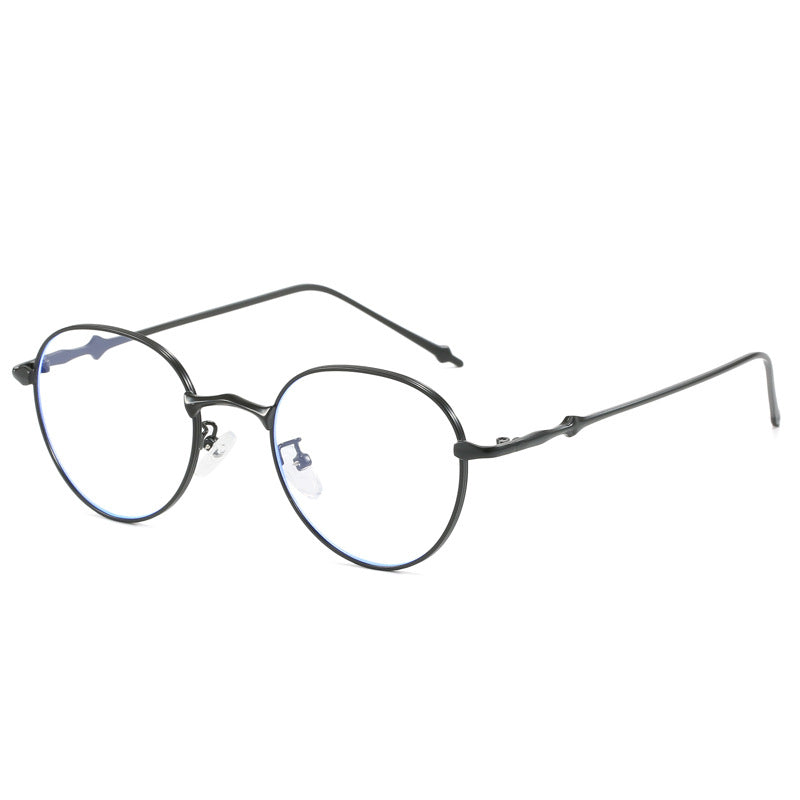 Ladies elegant round sunglasses with stylish metal frame Stornfield