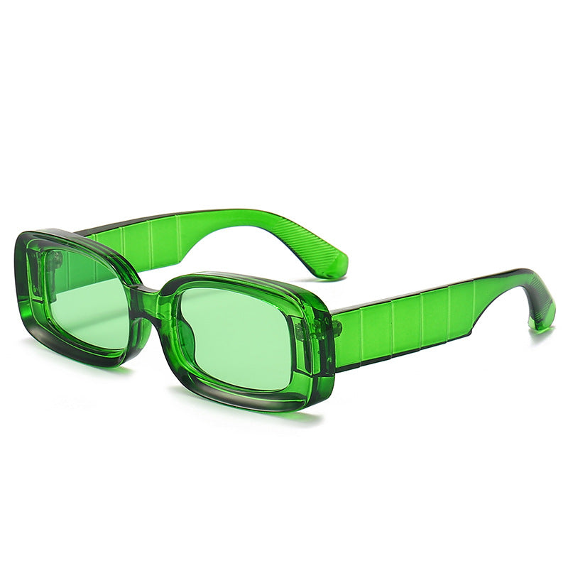 Women's Square Sunglasses with Transparent Frame Stornfield