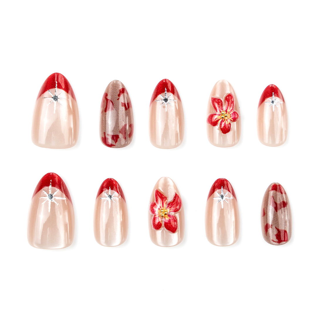 Floral Enhancements Press-On Nail Kit