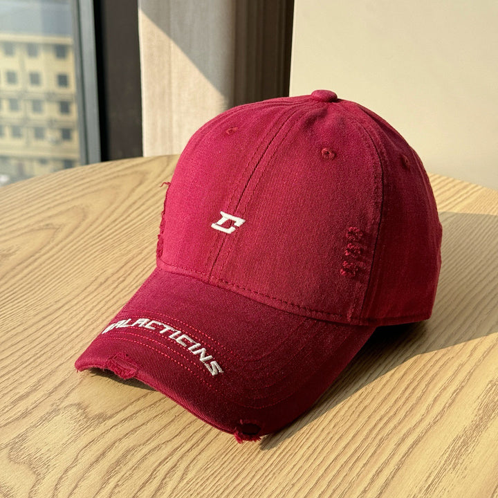 Men's Distressed Denim Baseball Cap Stornfield