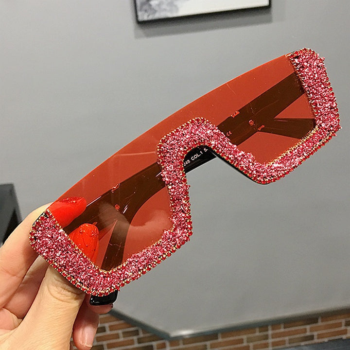 Ladies elegant glitter sunglasses with striking frame Stornfield