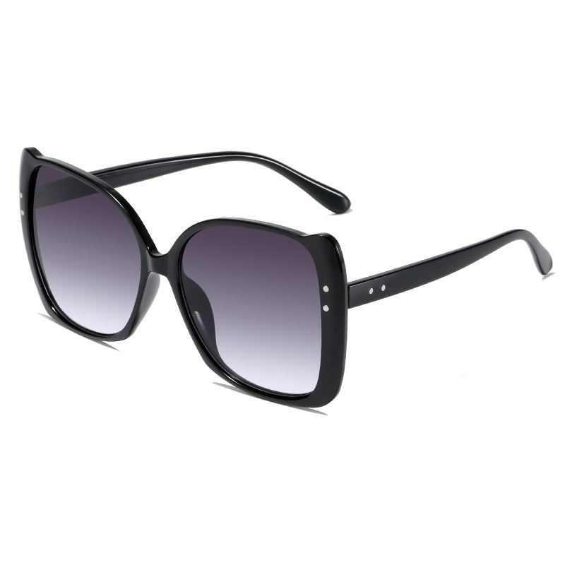 Women oversized sunglasses with brown gradient Stornfield