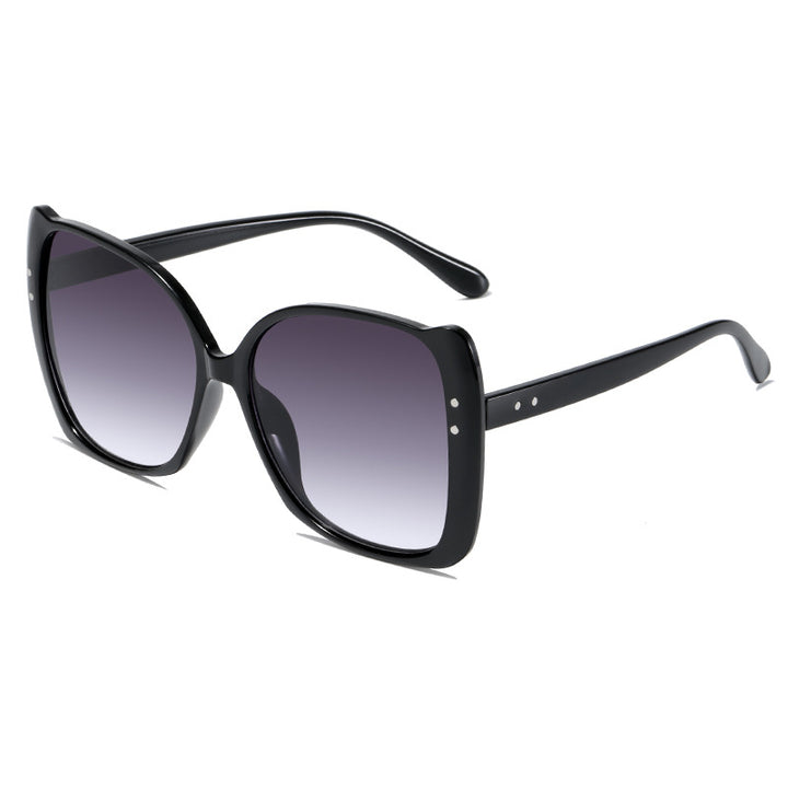 Women oversized sunglasses with brown gradient Stornfield